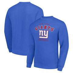 New York Giants Starter Team Logo Pullover Sweatshirt Royal - NFL