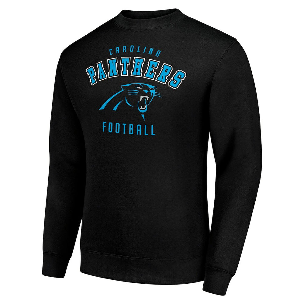 Carolina Panthers Starter Team Logo Pullover Sweatshirt Black - NFL