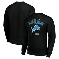 Detroit Lions Starter Team Logo Pullover Sweatshirt Black - NFL