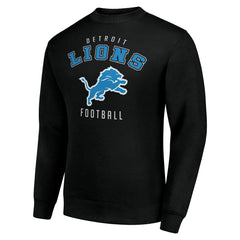 Detroit Lions Starter Team Logo Pullover Sweatshirt Black - NFL