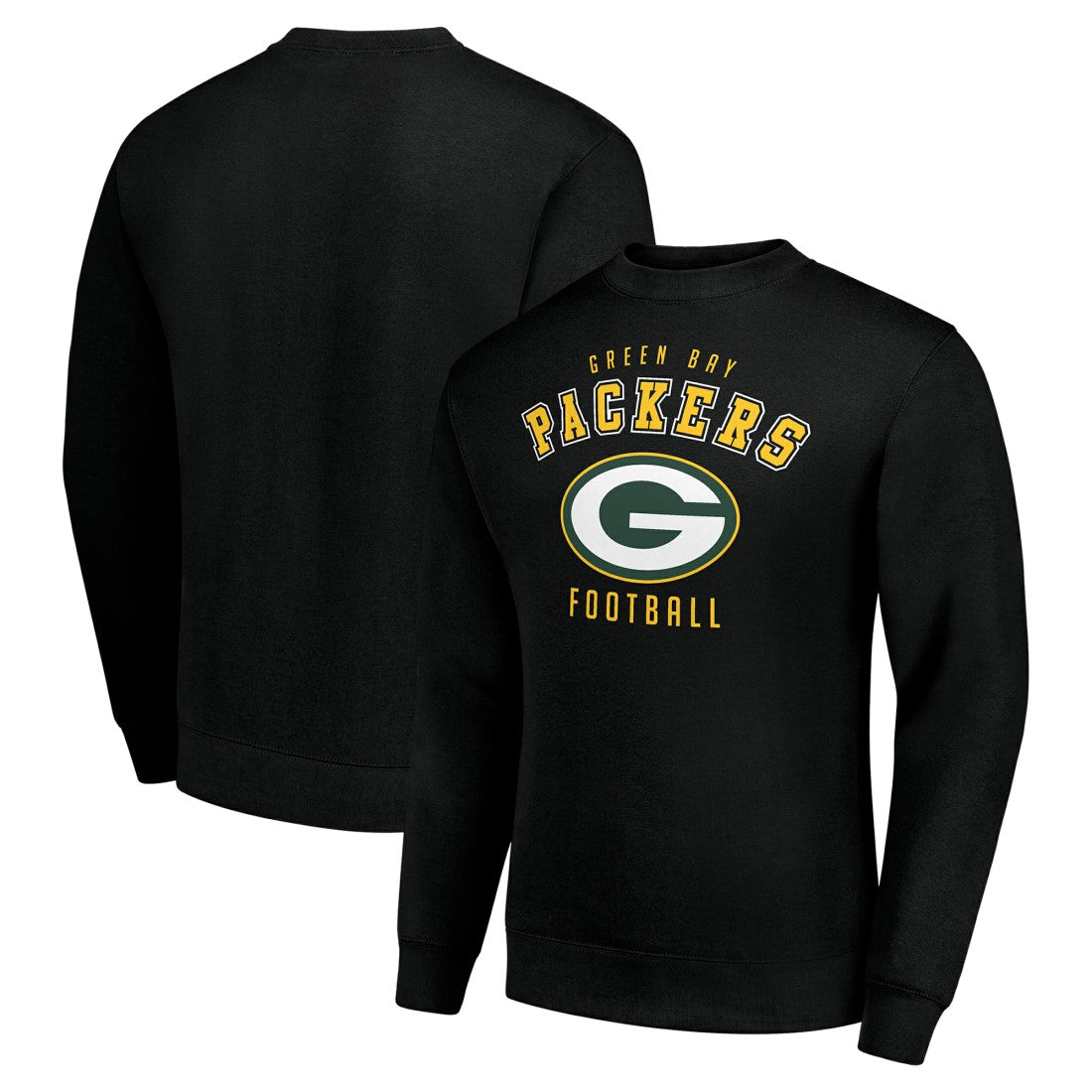 Green Bay Packers Starter Team Logo Pullover Sweatshirt Black - NFL