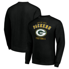 Green Bay Packers Starter Team Logo Pullover Sweatshirt Black - NFL