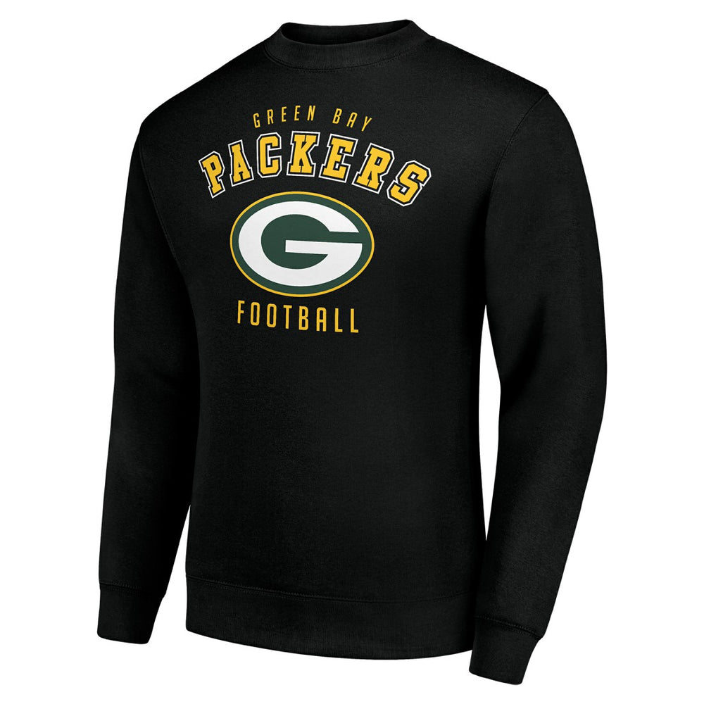 Green Bay Packers Starter Team Logo Pullover Sweatshirt Black - NFL