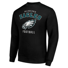 Philadelphia Eagles Starter Team Logo Pullover Sweatshirt Black - NFL