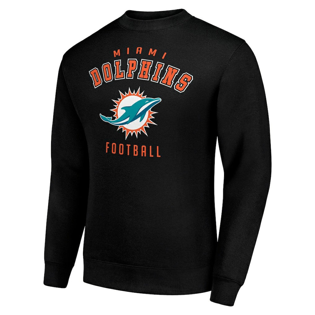 Miami Dolphins Starter Team Logo Pullover Sweatshirt Black - NFL