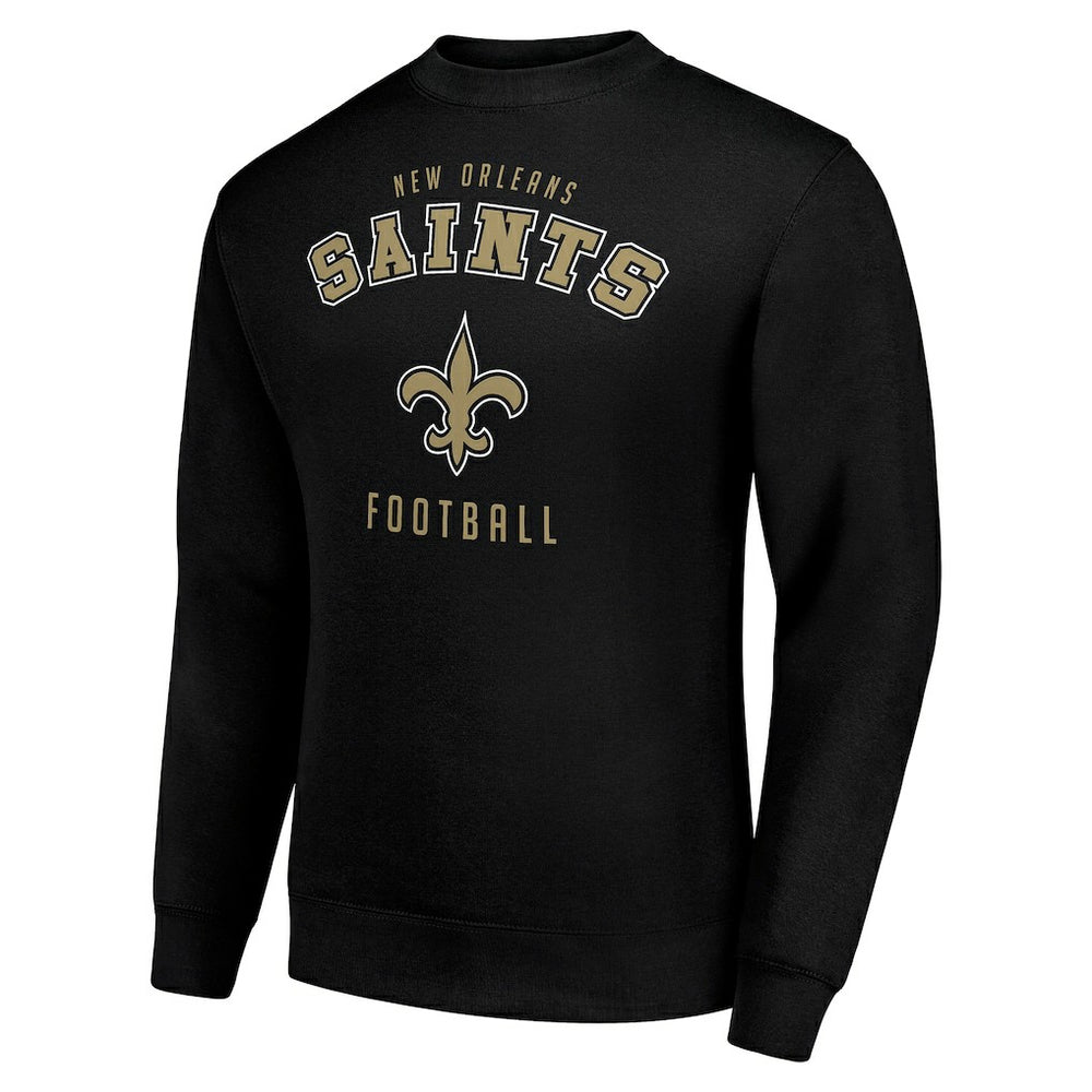 New Orleans Saints Starter Team Logo Pullover Sweatshirt Black - NFL