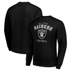 Las Vegas Raiders Starter Team Logo Pullover Sweatshirt Black - NFL