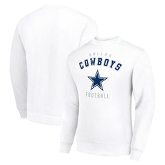 Dallas Cowboys Starter Team Logo Pullover Sweatshirt White - NFL