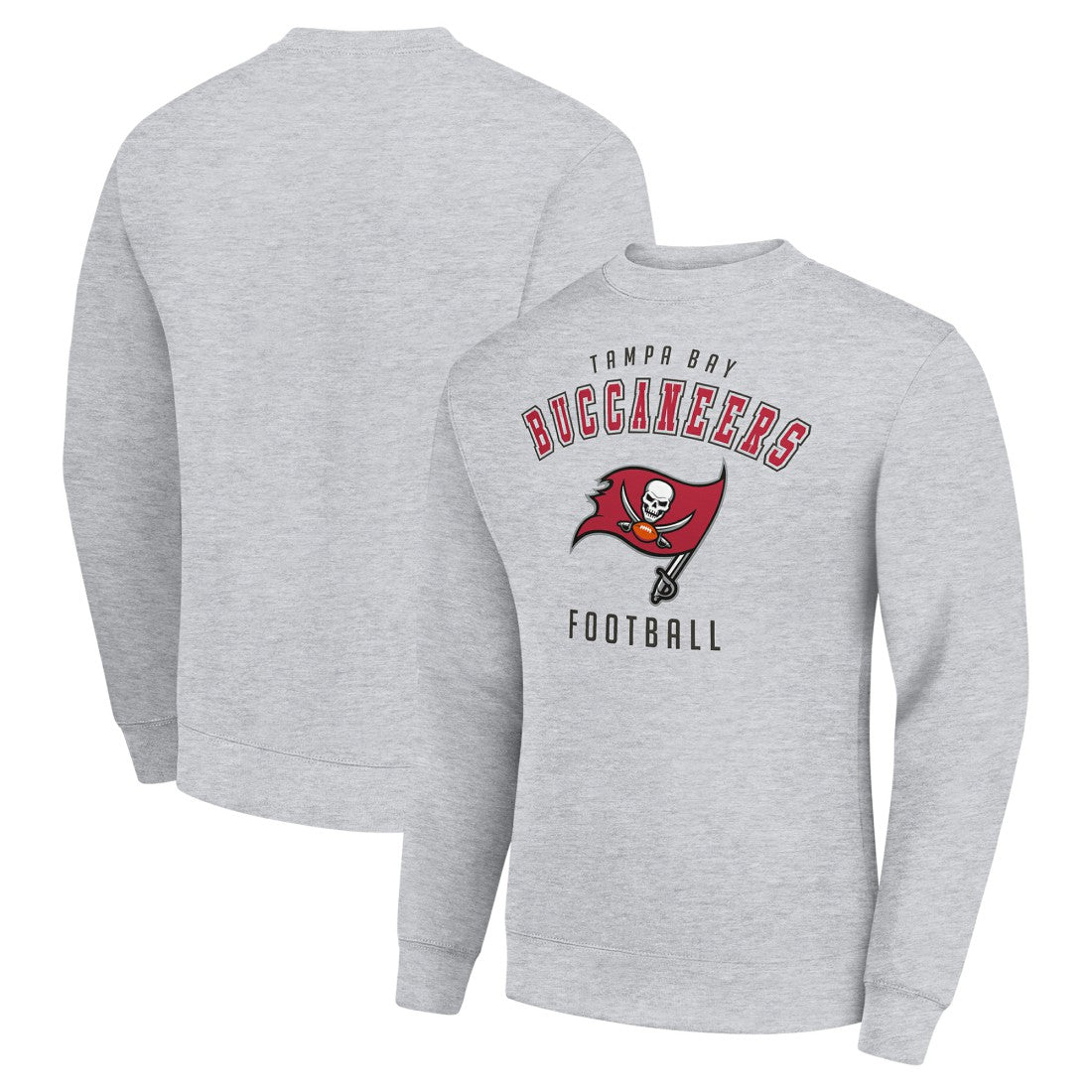 Tampa Bay Buccaneers Starter Team Logo Pullover Sweatshirt Heather Gray - NFL