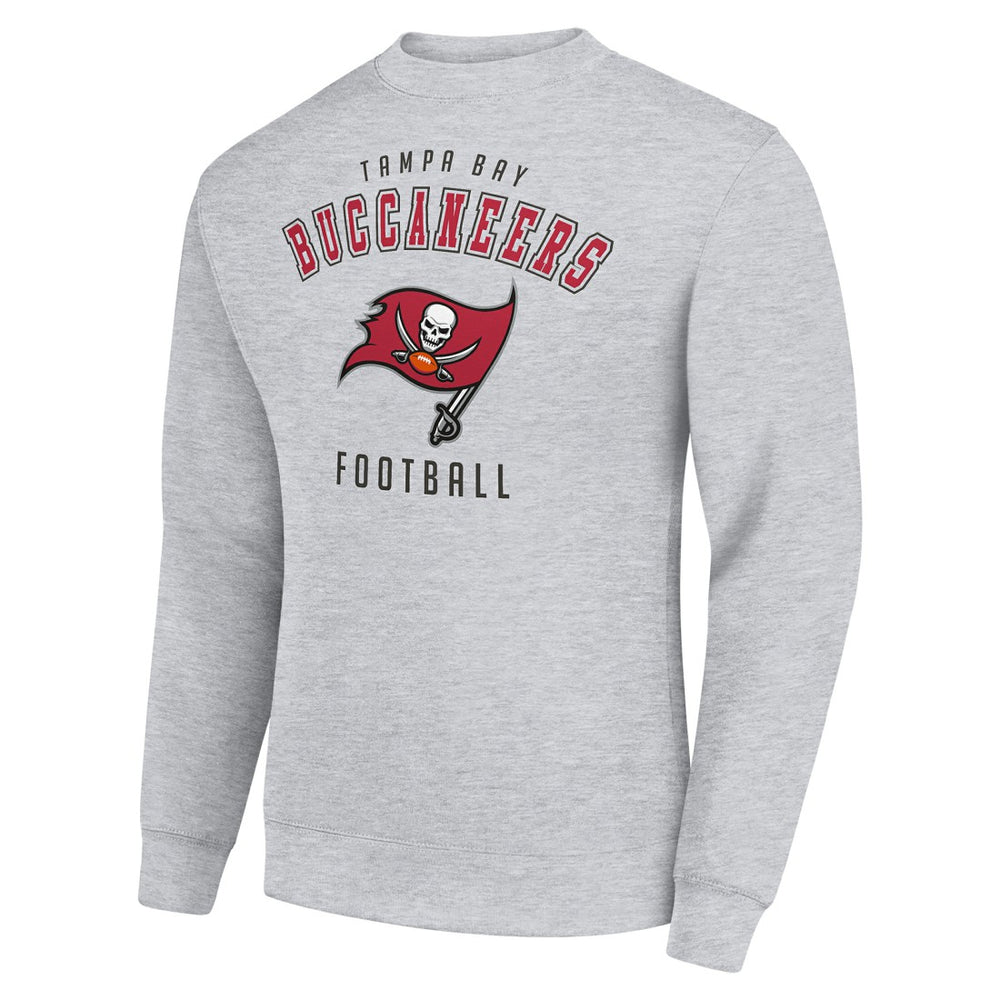 Tampa Bay Buccaneers Starter Team Logo Pullover Sweatshirt Heather Gray - NFL