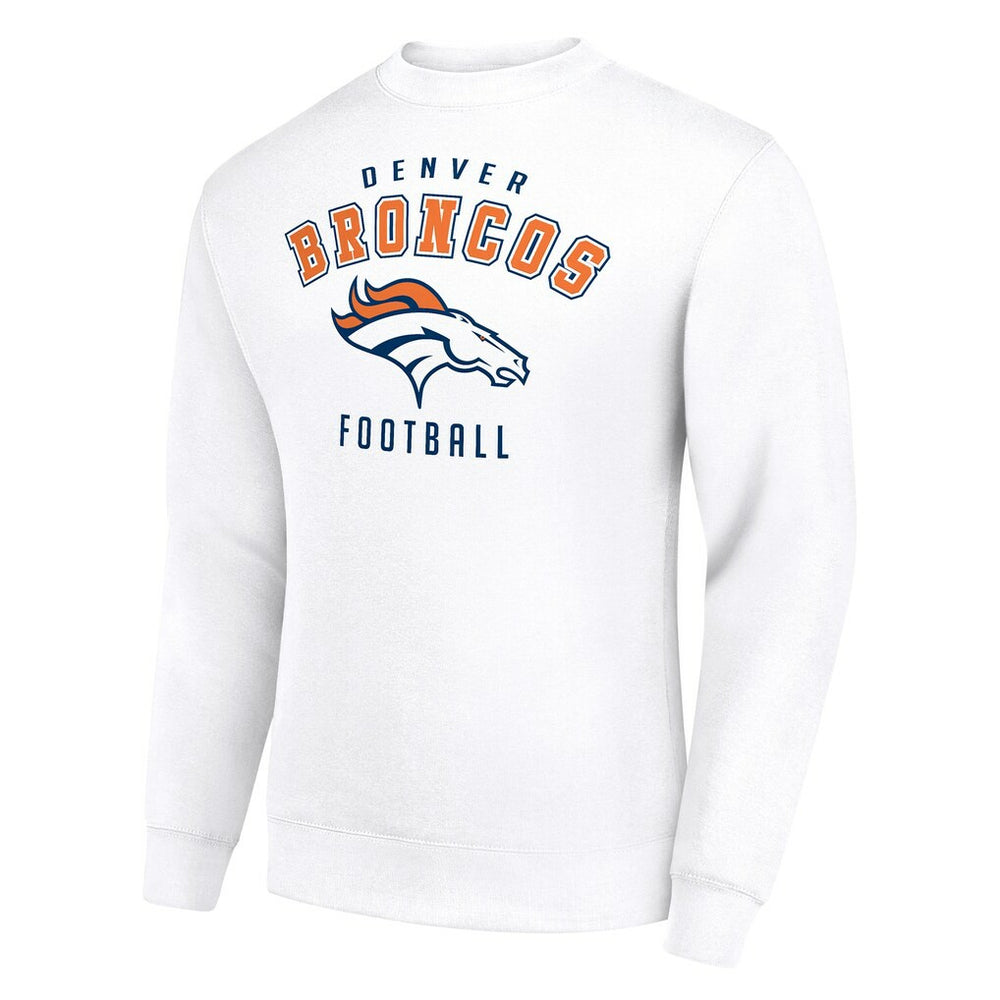 Denver Broncos Starter Team Logo Pullover Sweatshirt White - NFL