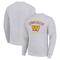 Washington Commanders Starter Team Logo Pullover Sweatshirt Heather Gray - NFL