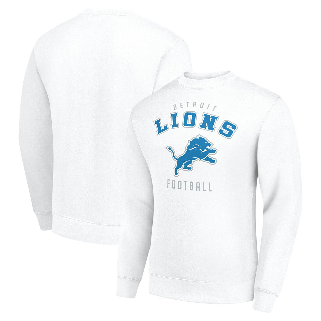 Detroit Lions Starter Team Logo Pullover Sweatshirt White - NFL