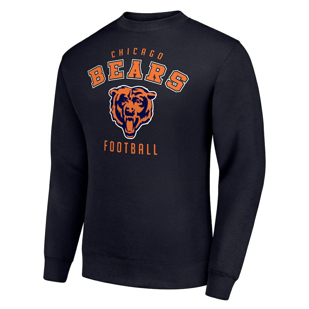 Chicago Bears Starter Team Logo Pullover Sweatshirt Navy - NFL