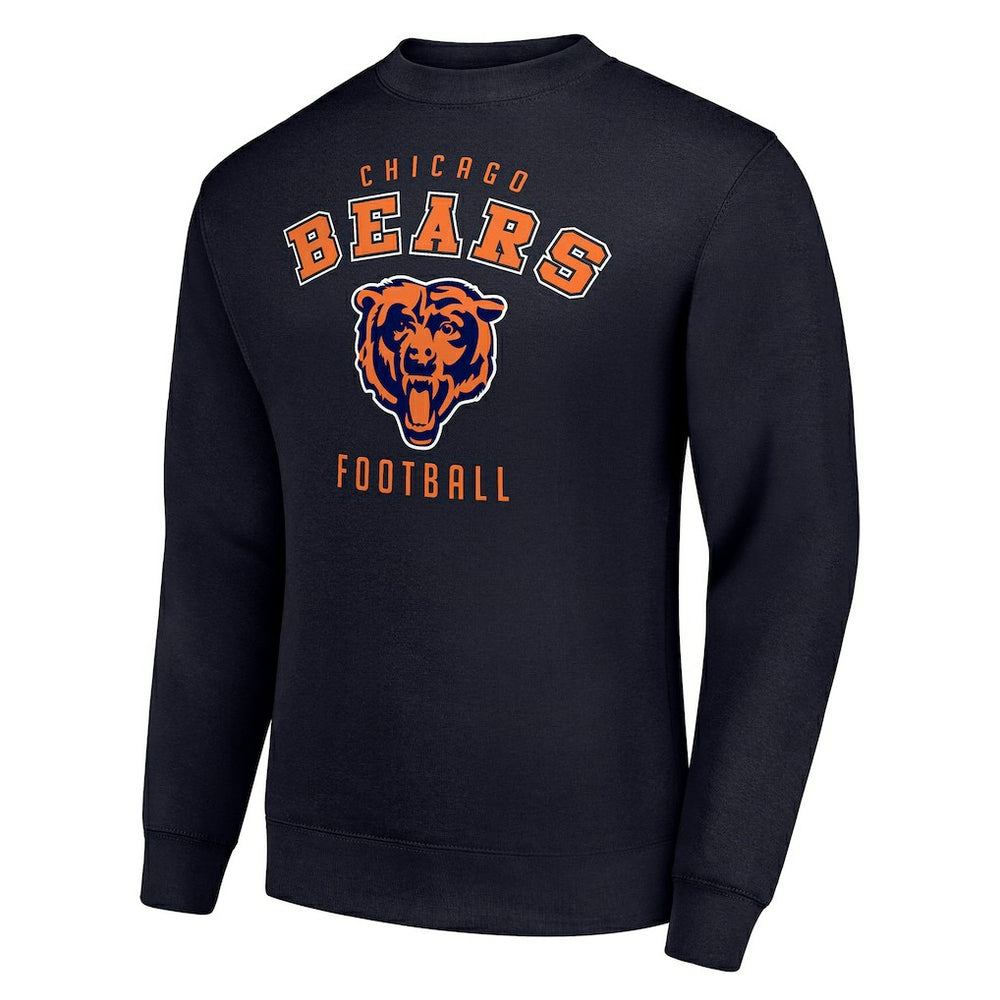 Chicago Bears Starter Team Logo Pullover Sweatshirt Navy - NFL