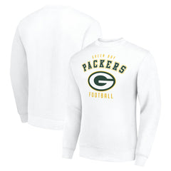 Green Bay Packers Starter Team Logo Pullover Sweatshirt White - NFL