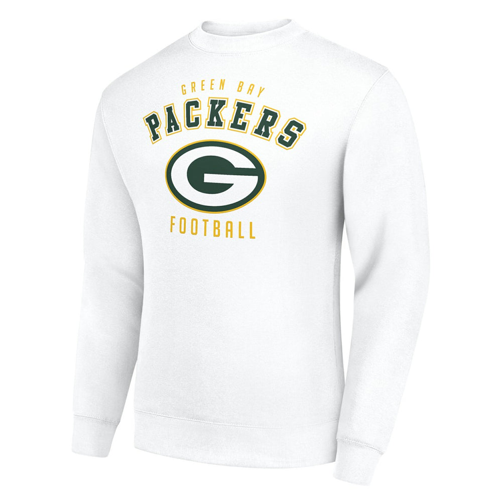 Green Bay Packers Starter Team Logo Pullover Sweatshirt White - NFL