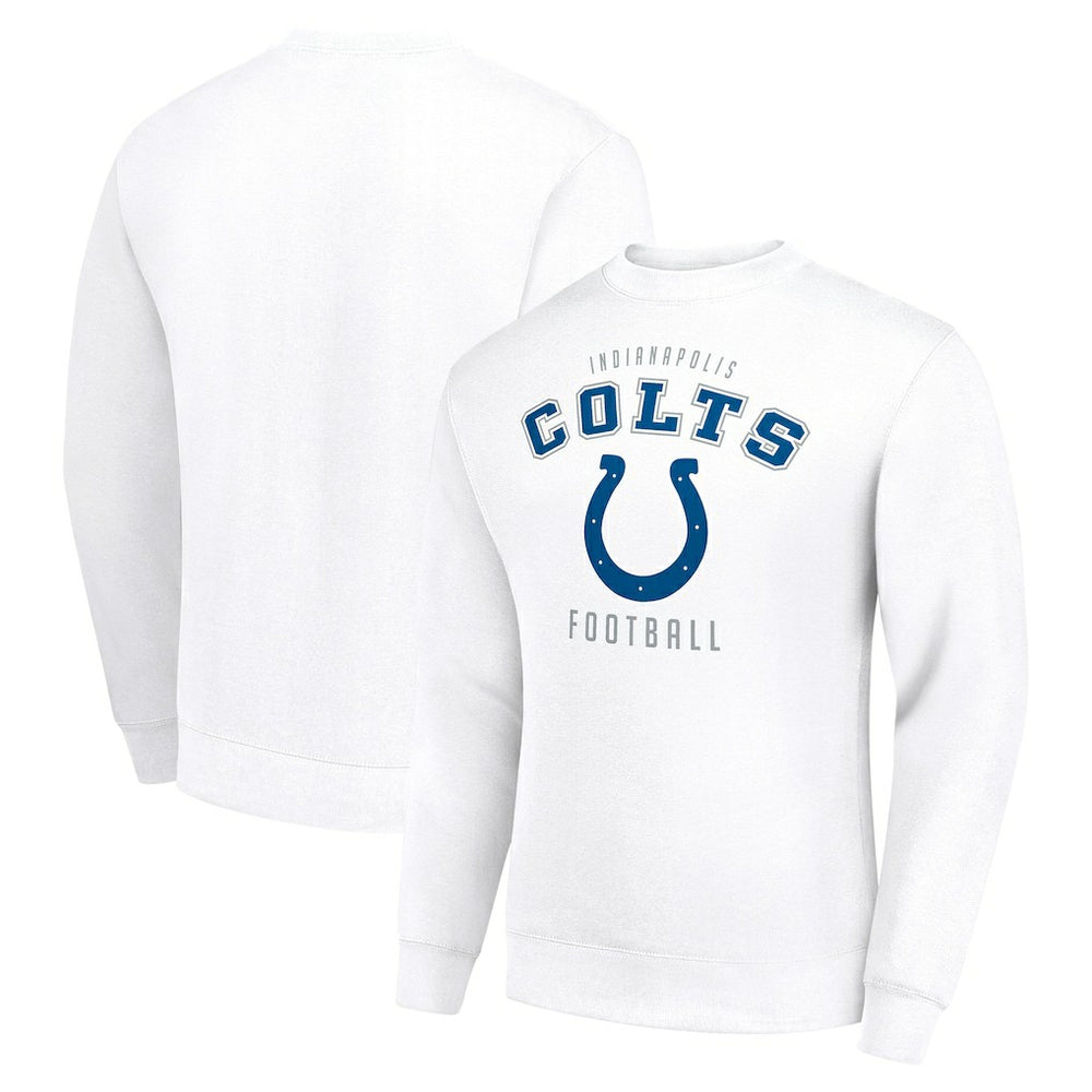 Indianapolis Colts Starter Team Logo Pullover Sweatshirt White - NFL