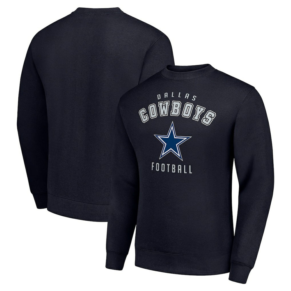 Dallas Cowboys Starter Team Logo Pullover Sweatshirt Navy - NFL