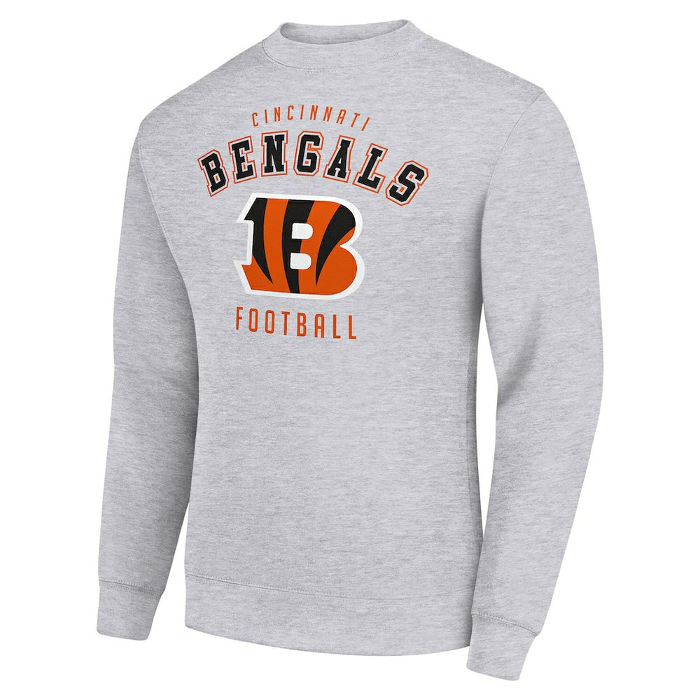 Cincinnati Bengals Starter Team Logo Pullover Sweatshirt Heather Gray - NFL