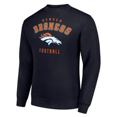 Denver Broncos Starter Team Logo Pullover Sweatshirt Navy - NFL