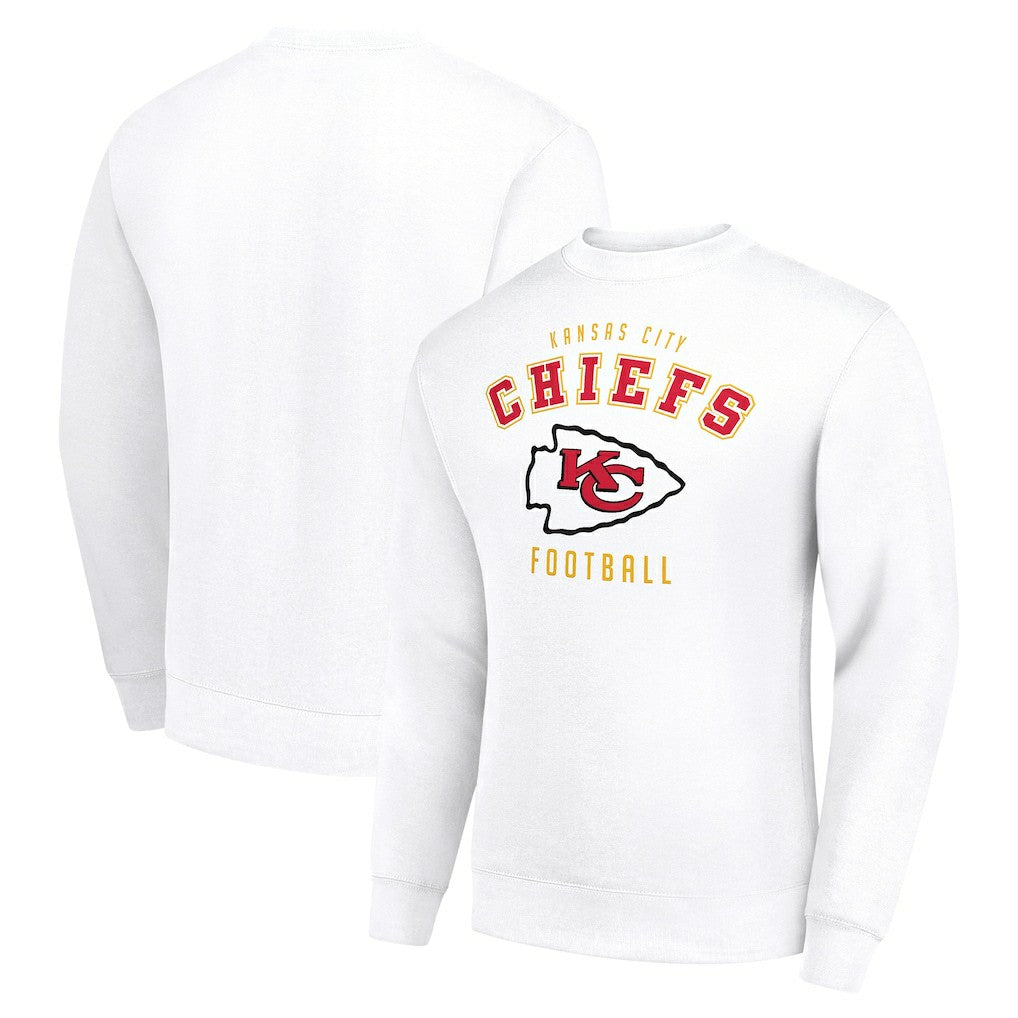 Kansas City Chiefs Starter Team Logo Pullover Sweatshirt White - NFL