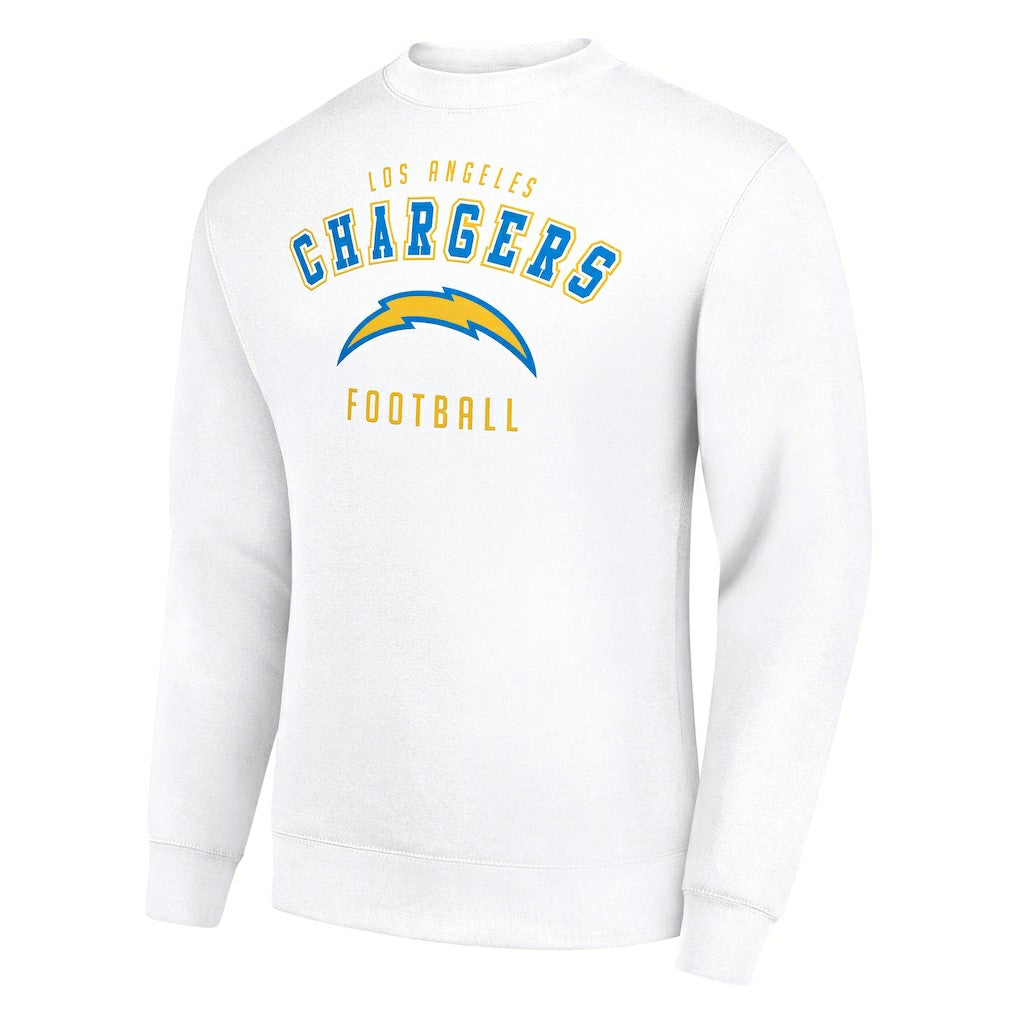 Los Angeles Chargers Starter Team Logo Pullover Sweatshirt White - NFL