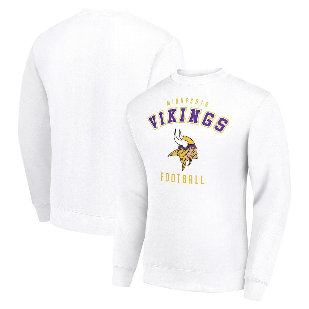 Minnesota Vikings Starter Team Logo Pullover Sweatshirt White - NFL