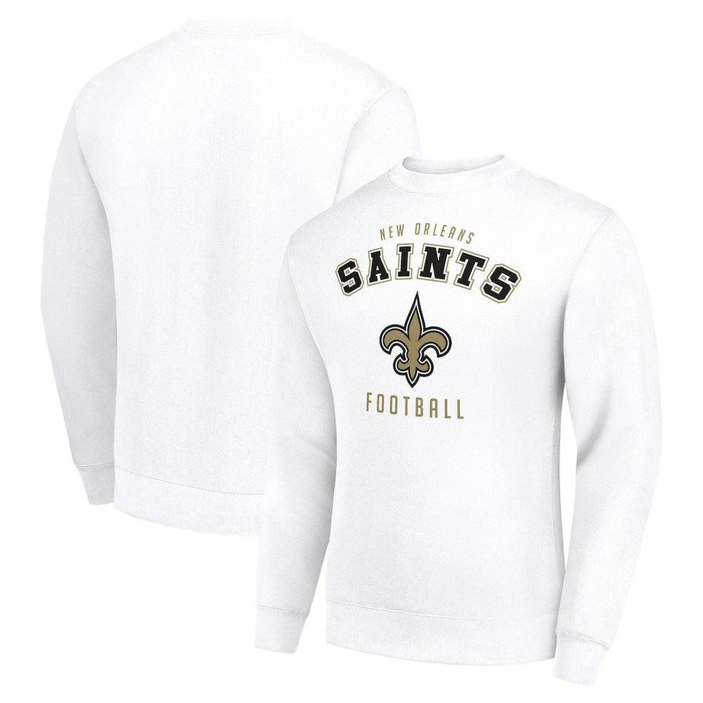 New Orleans Saints Starter Team Logo Pullover Sweatshirt White - NFL