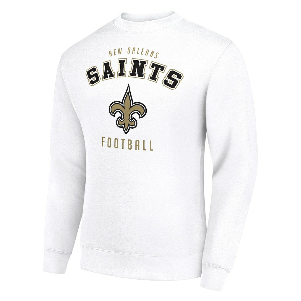 New Orleans Saints Starter Team Logo Pullover Sweatshirt White - NFL
