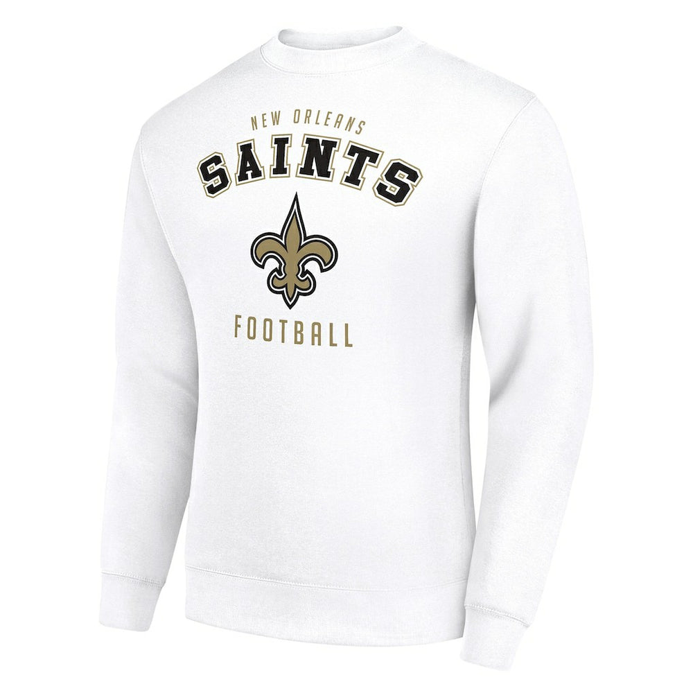 New Orleans Saints Starter Team Logo Pullover Sweatshirt White - NFL