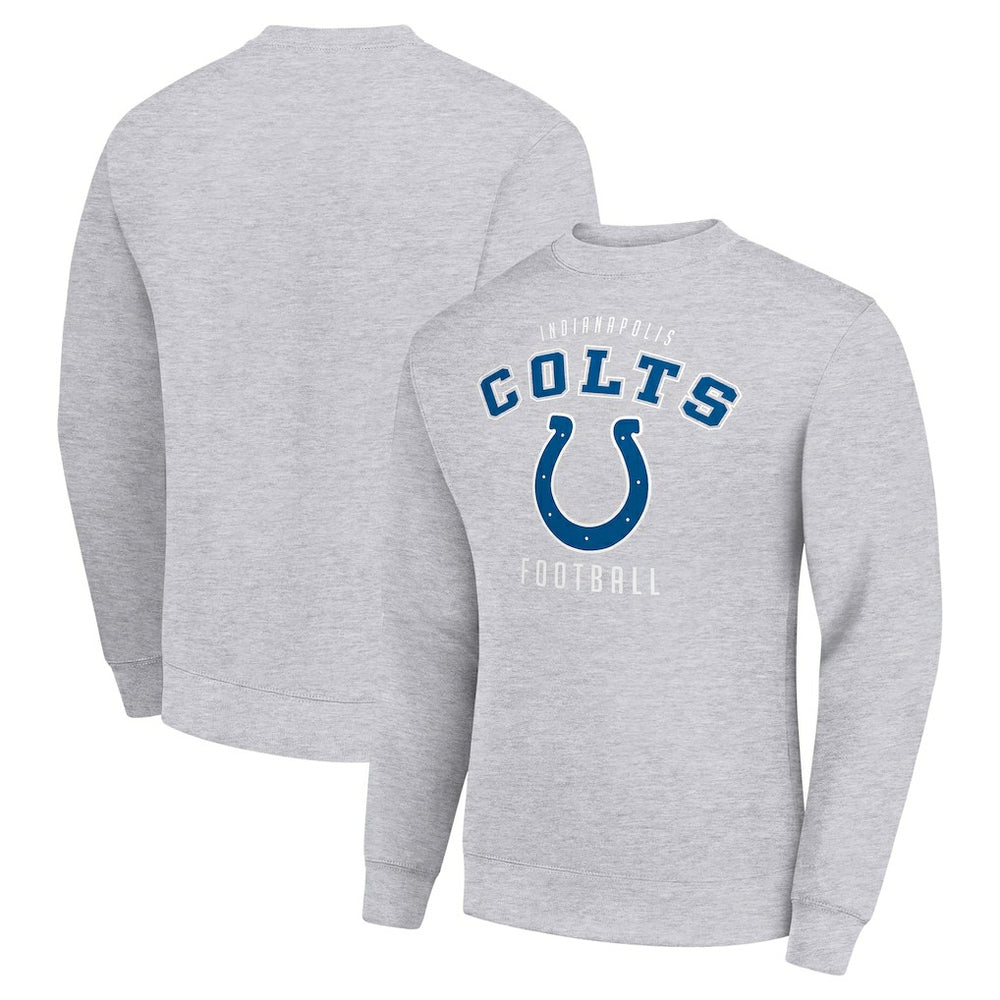 Indianapolis Colts Starter Team Logo Pullover Sweatshirt Heather Gray - NFL