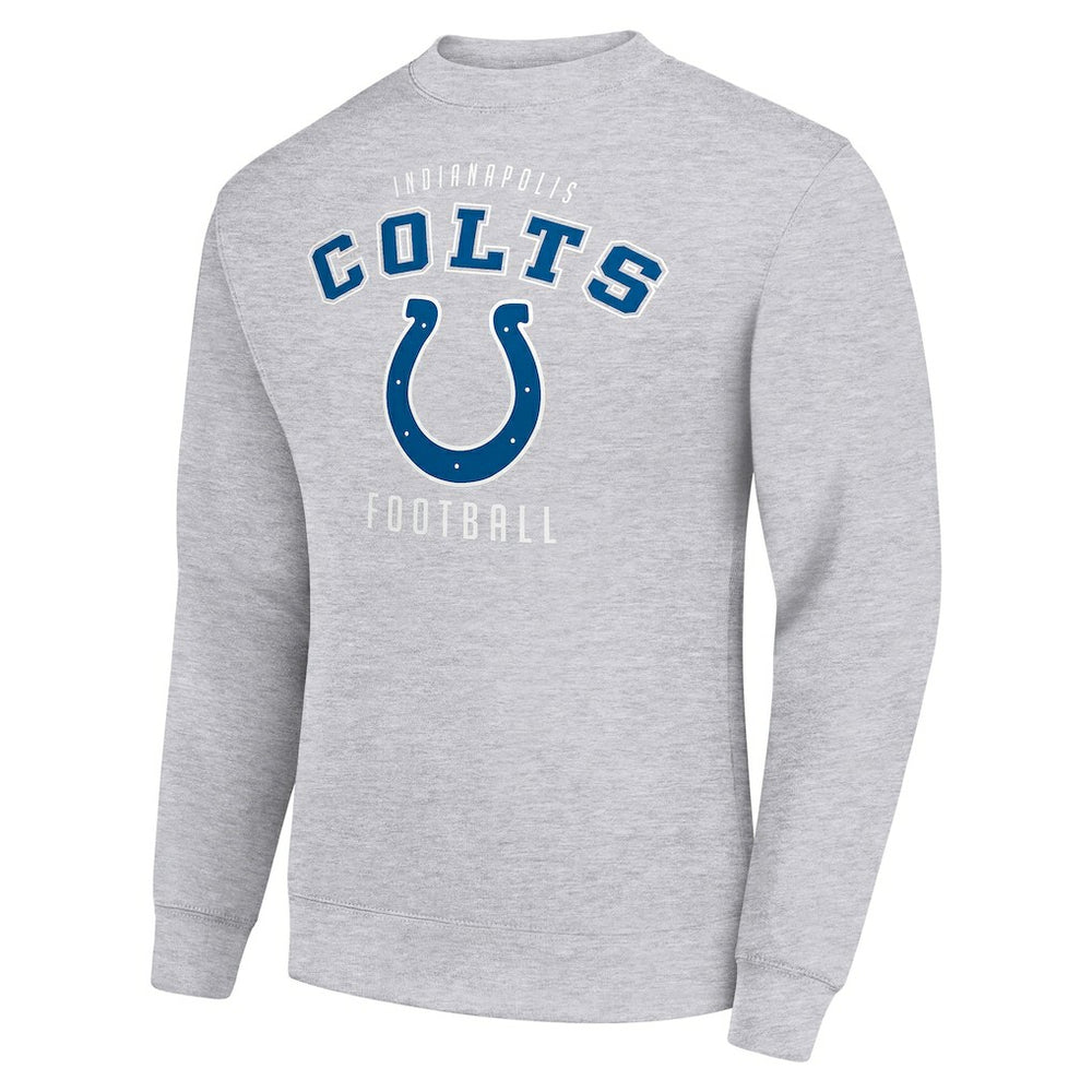 Indianapolis Colts Starter Team Logo Pullover Sweatshirt Heather Gray - NFL