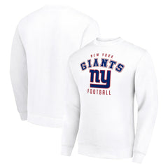 New York Giants Starter Team Logo Pullover Sweatshirt White - NFL