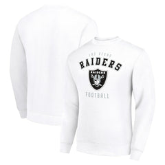 Las Vegas Raiders Starter Team Logo Pullover Sweatshirt White - NFL