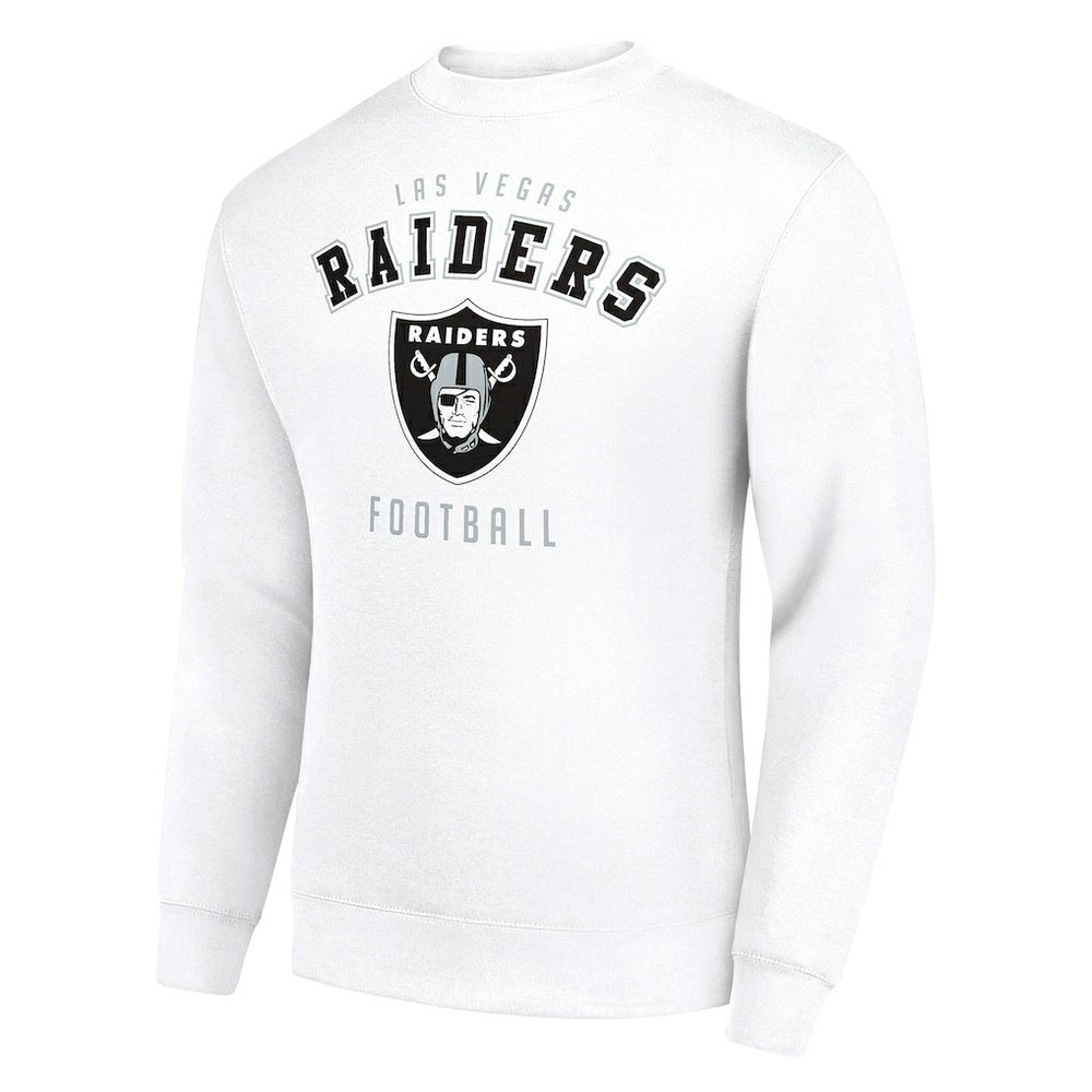 Las Vegas Raiders Starter Team Logo Pullover Sweatshirt White - NFL