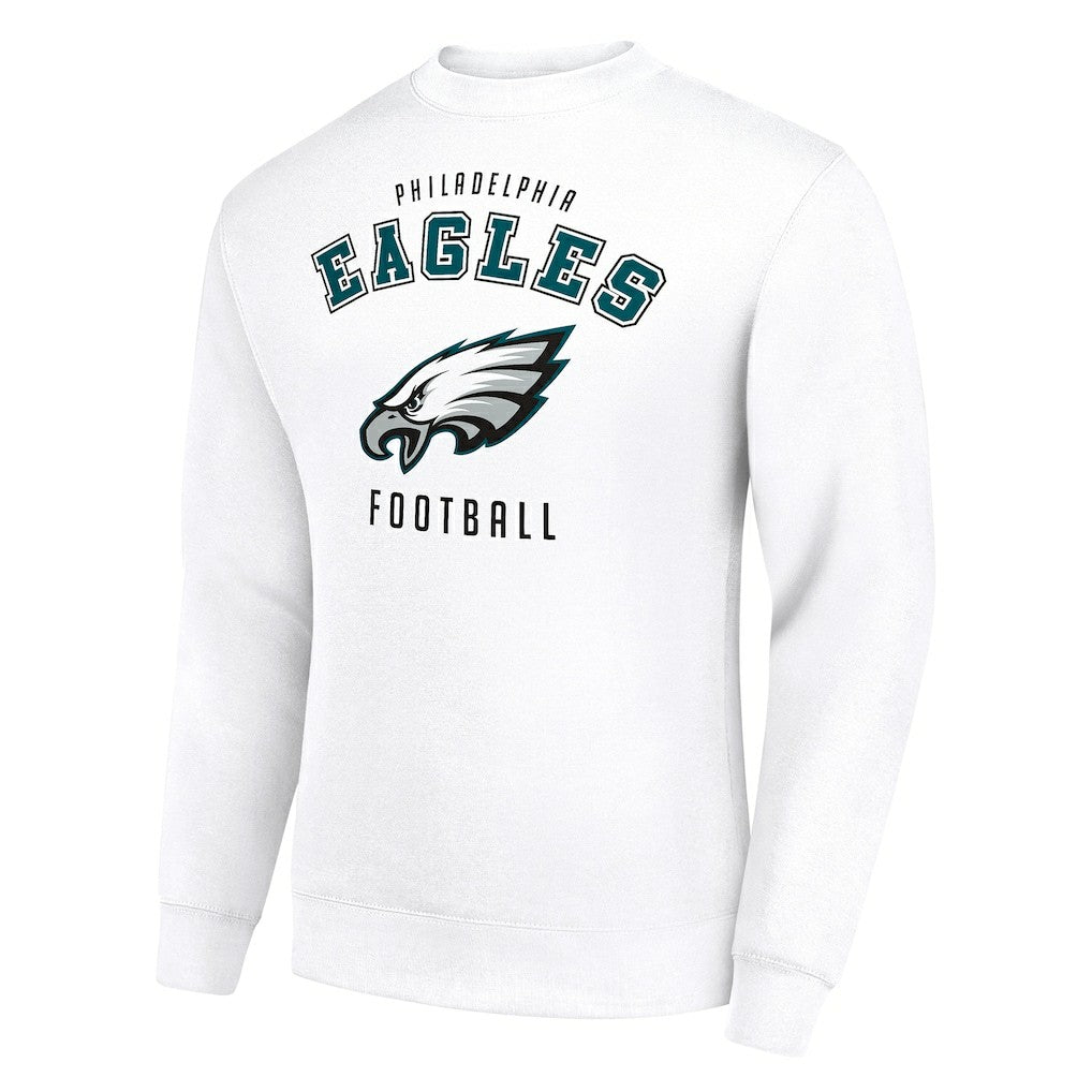 Philadelphia Eagles Starter Team Logo Pullover Sweatshirt White - NFL