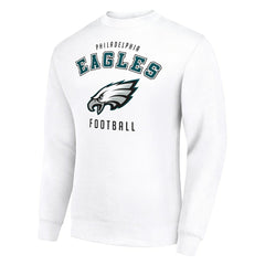 Philadelphia Eagles Starter Team Logo Pullover Sweatshirt White - NFL