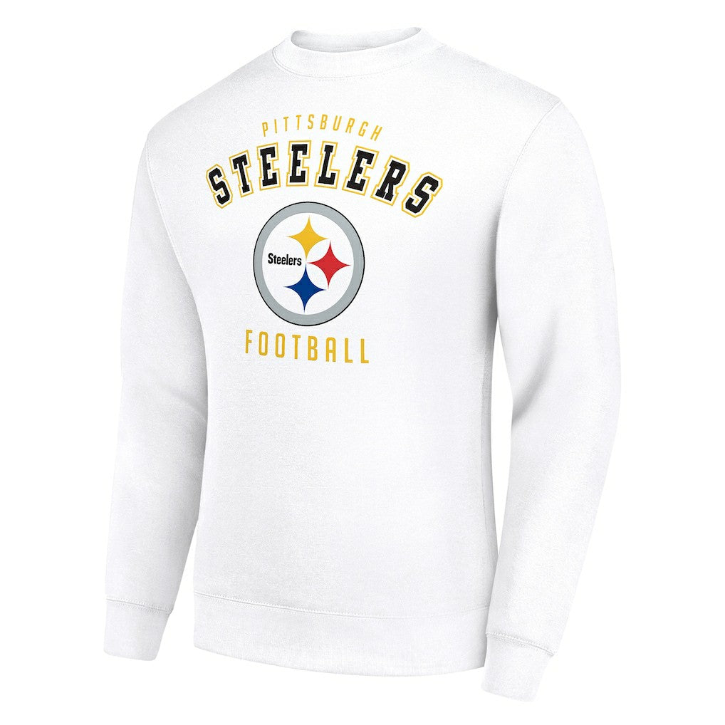 Pittsburgh Steelers Starter Team Logo Pullover Sweatshirt White - NFL
