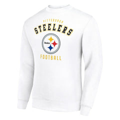 Pittsburgh Steelers Starter Team Logo Pullover Sweatshirt White - NFL