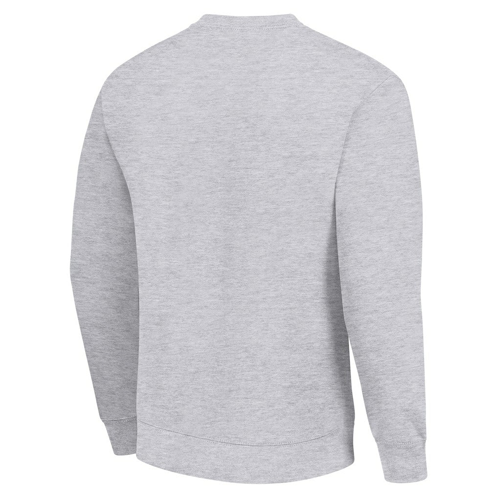Las Vegas Raiders Starter Team Logo Pullover Sweatshirt Heather Gray - NFL
