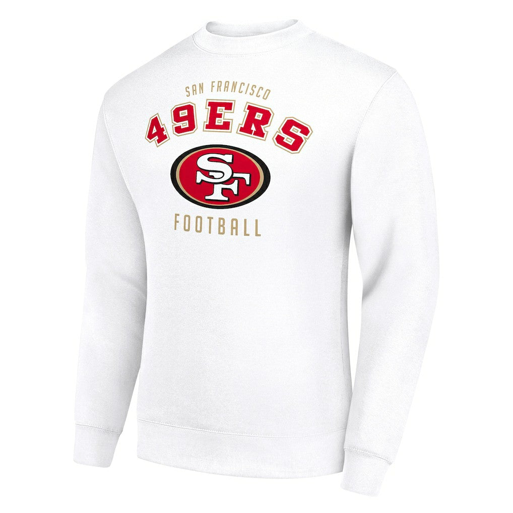 San Francisco 49ers Starter Team Logo Pullover Sweatshirt White - NFL