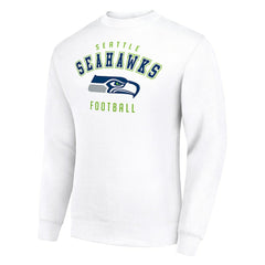 Seattle Seahawks Starter Team Logo Pullover Sweatshirt White - NFL