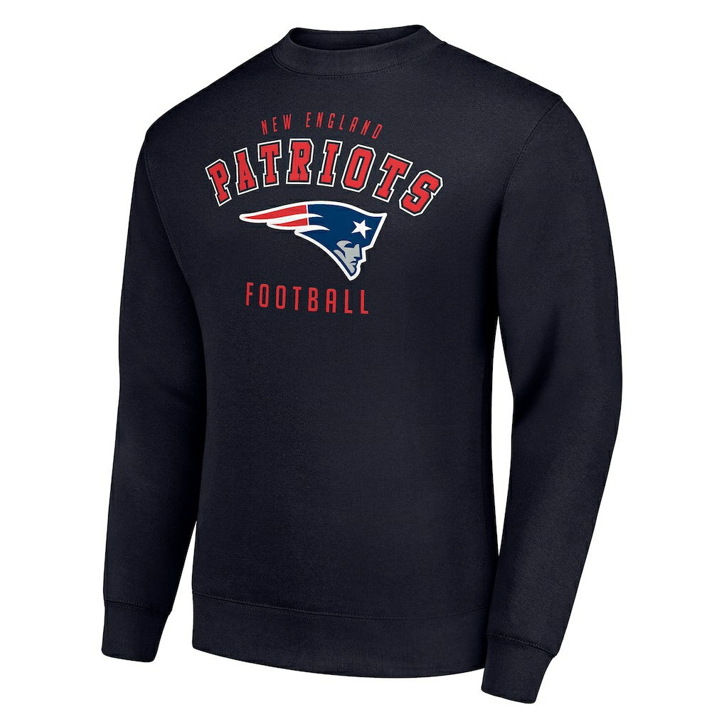New England Patriots Starter Team Logo Pullover Sweatshirt Navy - NFL