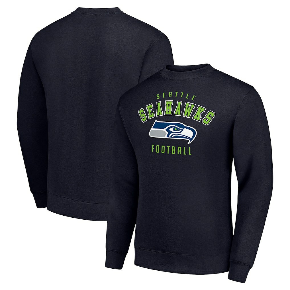 Seattle Seahawks Starter Team Logo Pullover Sweatshirt College Navy - NFL