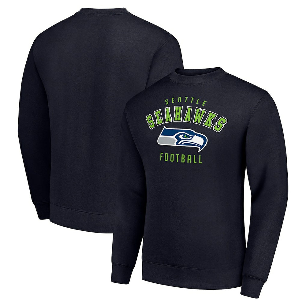 Seattle Seahawks Starter Team Logo Pullover Sweatshirt College Navy - NFL
