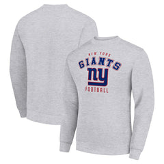 New York Giants Starter Team Logo Pullover Sweatshirt Heather Gray - NFL