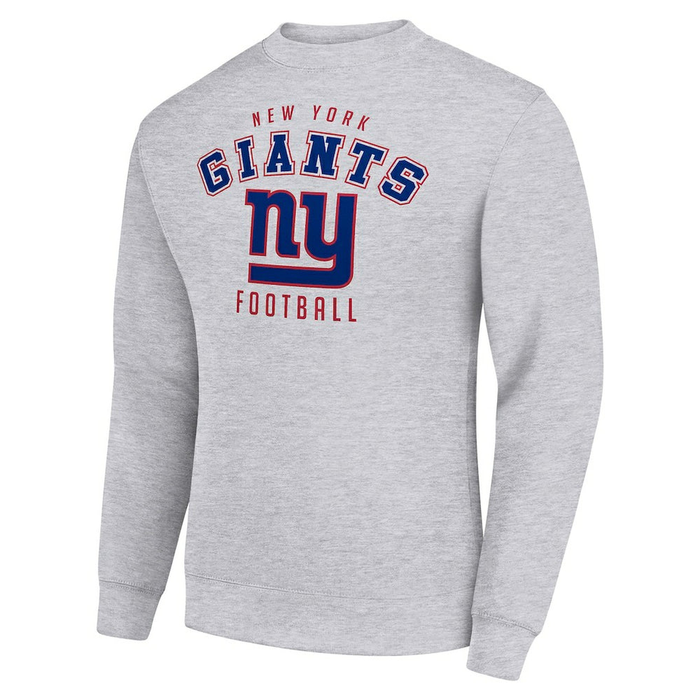 New York Giants Starter Team Logo Pullover Sweatshirt Heather Gray - NFL