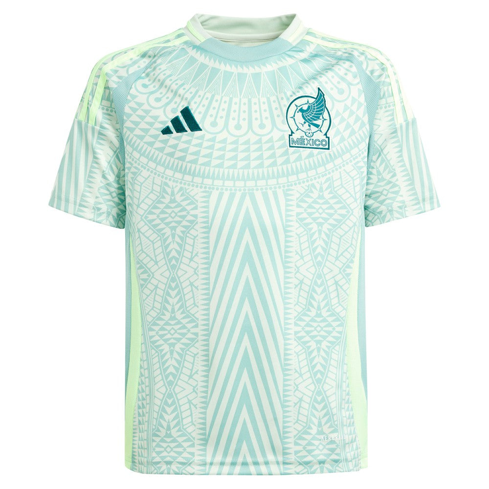 Adidas Mexico National Team Youth 2024 Away Replica Jerseys - Green