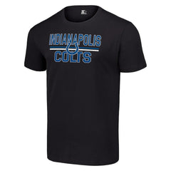 Indianapolis Colts Starter Team Mesh Print Graphic T-Shirt Black - NFL